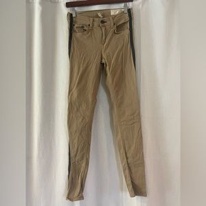 rag & bone tuxedo skinny jeans size 26